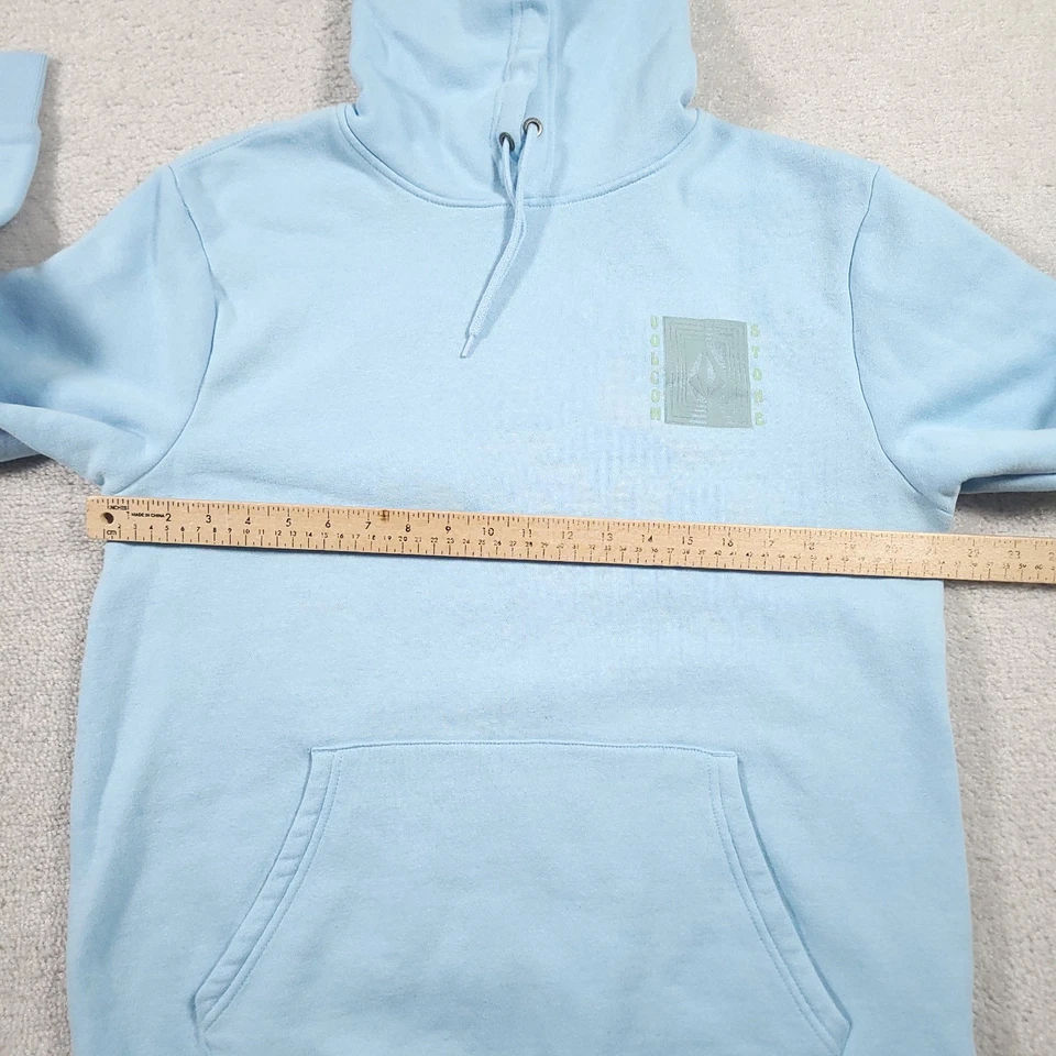Volcom Stone Sweatshirt Hoodie Mens Large Blue Expanding The Mind - Image 3 of 4