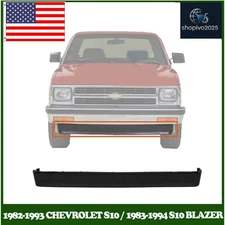 Front Bumper Lower Valance Black For 1982-1993 Chevrolet S10 / 83-94 S10 Blazer.