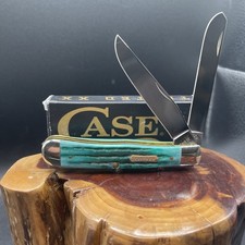 Case XX Jade Bone Kinfolk Jig Full Size Trapper Beautiful Color On This One