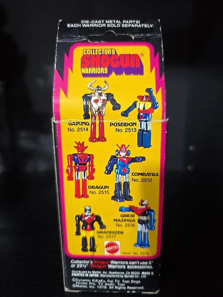 Shogun Warriors Great Mazinga 3" Die-Cast Vintage Mattel #2516 NEW IN BOX! RARE! - Image 4 of 4