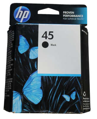 Original HP 45 Black Ink Cartridge - Free shipping