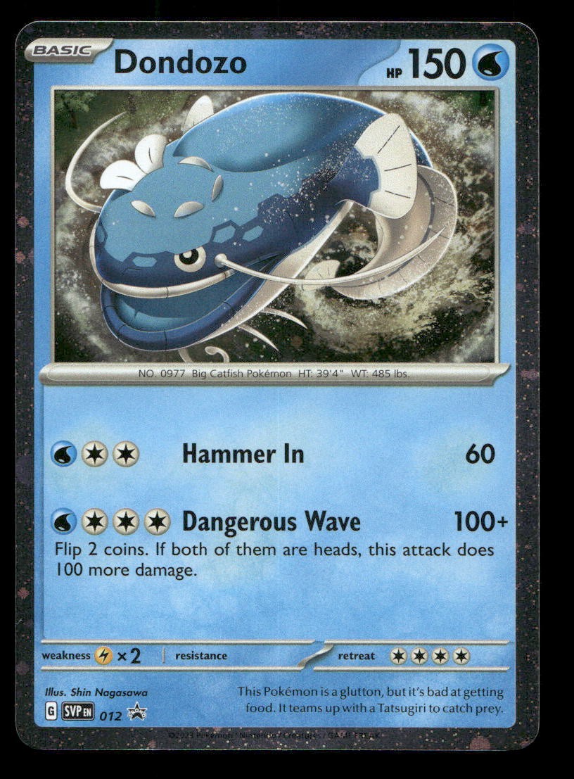Dondozo Holo Promo SV: Scarlet & Violet Promo Cards 012 NM