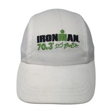Ironman 70.3 Boise Slideback Hat White One Size Adjustable Embroidered