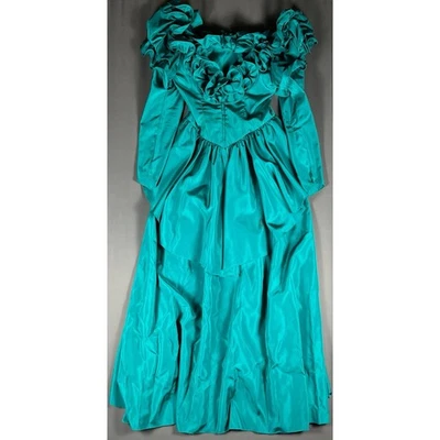 Vintage Teal Dress In Women's Dresses for sale | eBay
