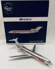 Western Airlines Boeing 727-200 1:200 scale Gemini Jets