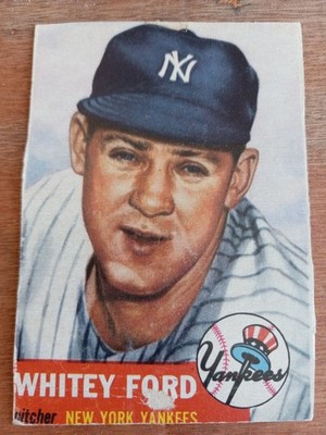 1953 Topps #207 Whitey Ford POOR FILLER New York Yankees READ DESCRIPTION 