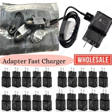For Samsung Galaxy A51 A14 A13 5G A03S A12 15W Fast Charger USB-C Cable Bulk Lot