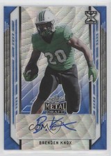 2021 Leaf Metal Draft Blue Wave 1/30 Brenden Knox #BA-BK1 Auto 4u1