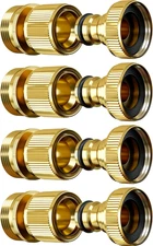 Heavy Duty Water Hose Quick Connect Fittings (Premium Brass for Superior Durabil