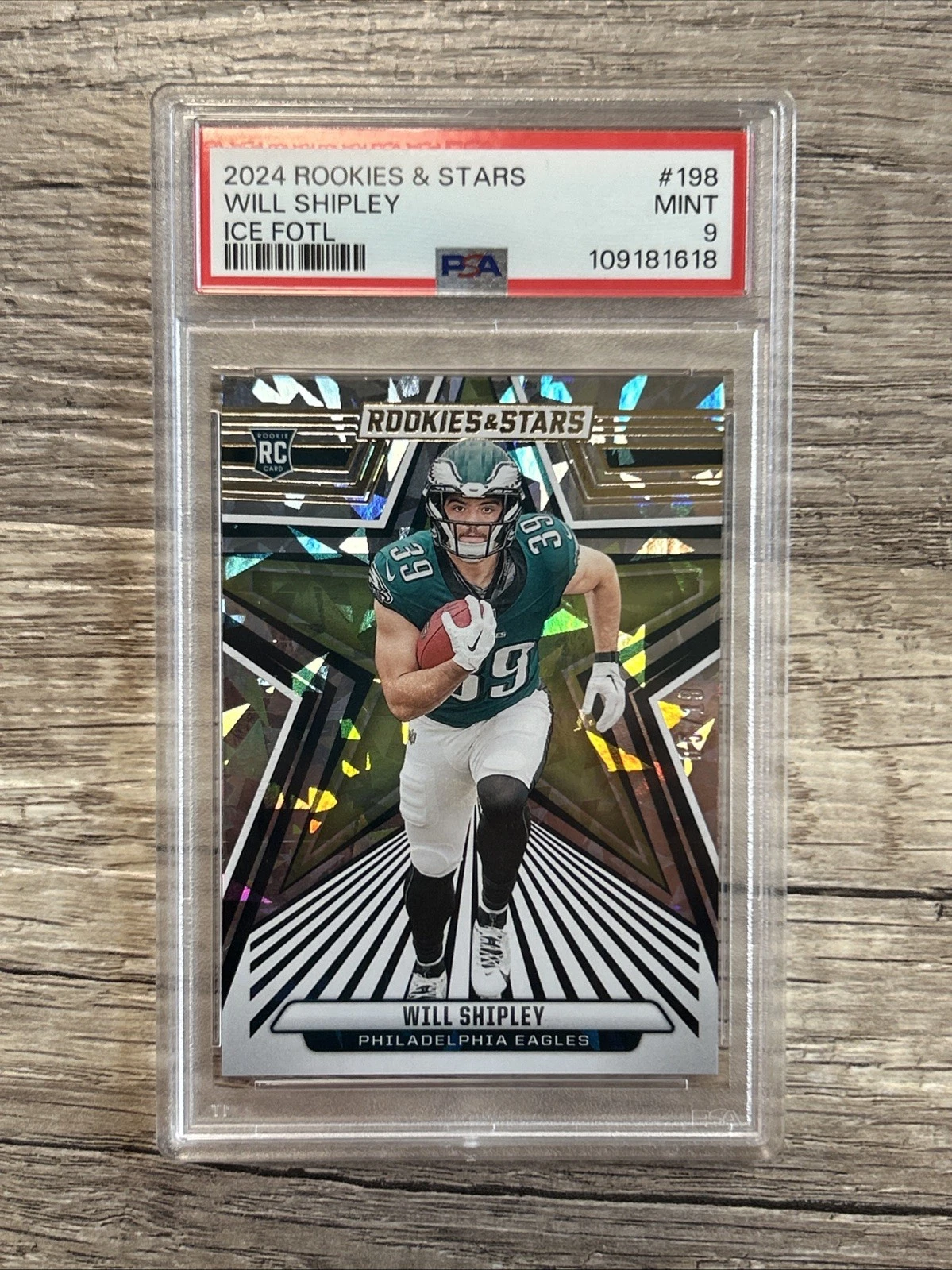 Will Shipley Panini Rookies & Stars #198 Ice Fotl