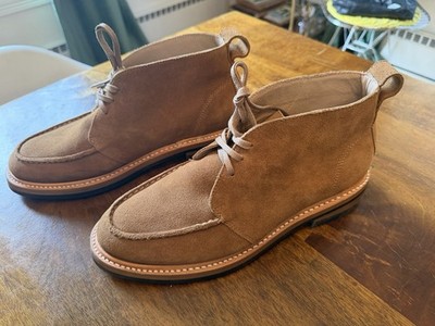 Taylor Stitch Forester Chukka Boot Mushroom Suede Brown Men's Size 9.5