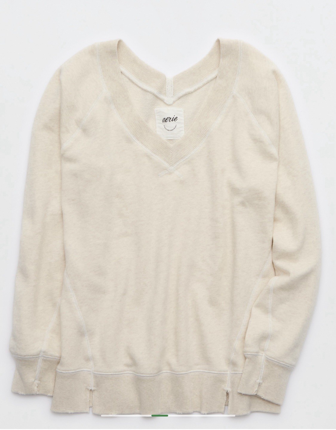 新品【Ameri VINTAGE】SWEAT WITH SHEER TOP American Vintage Women's Damsville Cardigan, Pannacotta Chine, XS