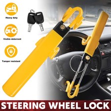 Steering Wheel Lock Anti-Theft Automotive Secure Car Device Adjustable U-Shaped