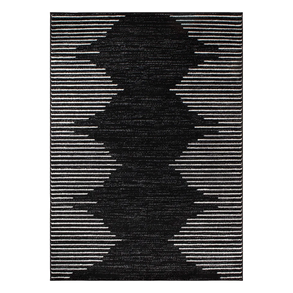 Rugshop Area Rug Bohemian Stripe Jute Rug Carpets for Living Room Rugs for Sale - Image 2 of 4