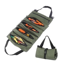 Tool Bag Roll Up, Rollable Carrying Toolbag, Heavt Duty Tool Organizer Portab...