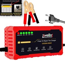 12V Smart Fast Car and Motorcycle Battery Charger with LED Power Pulse Repair