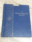 WHITMAN DELUXE COLLECTOR BOOK w PEACE SILVER DOLLARS