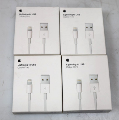 Lot 4x New Geniune Apple Lightning to USB Cable (1m) A1856 0811
