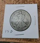 1917 d reverse circulated Walking Liberty half dollar