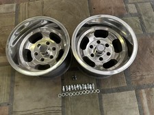 Pair 2 15x10 Vintage Slot Mags Chevy 6 Lug 2wd Truck C10 Blazer Pair 2 15x10 Vintage Slot Mags Chevy 6 Lug 2wd Truck C10 Blazer