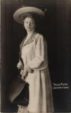 CPA AK Paula Müller Jeanette in Vater THEATER STAR (641325)