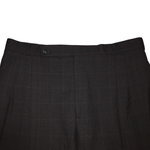H. Freeman Mens Multicolor Wool 42R? Two Piece Suit Pleated Pant 36x29.5 - Picture 10 of 19