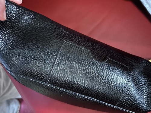 Redwall borsa donna vita street bag borsa a tracolla pelle nera made in italia - Foto 7 di 9