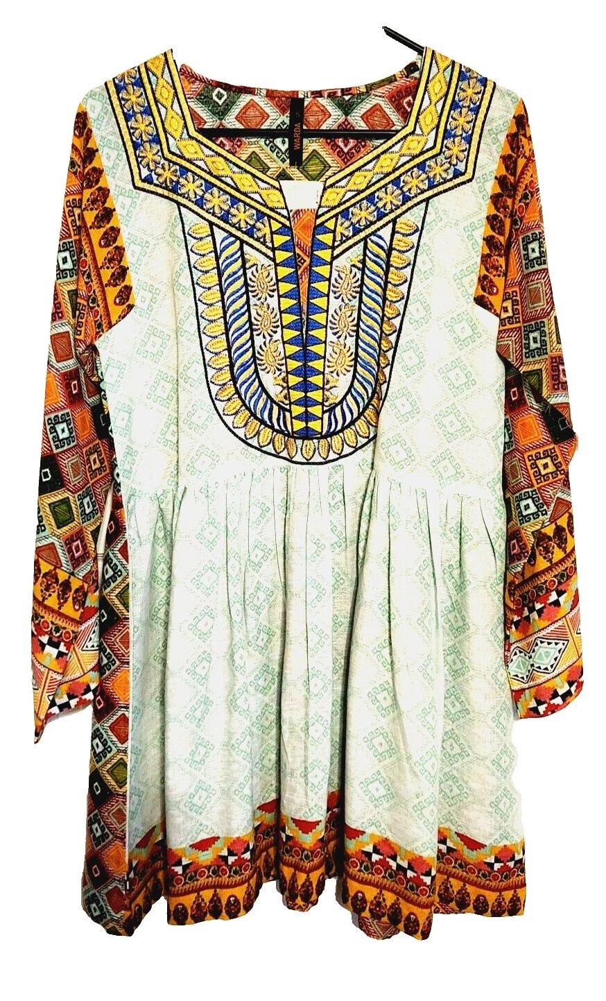 Vestidos de seda camisa geométrica