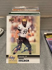 2011 Sweet Spot Autographs #19 Nate Solder! ER1