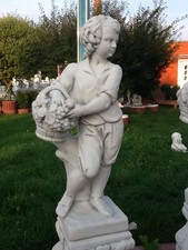 Gartenfiguren, 4 Jahreszeiten II,75 cm Skulptur, Steinguss, Menschen, Gartendeko