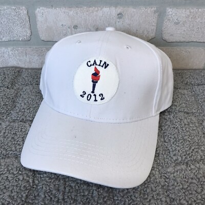 Pacific Headwear Herman Cain 2012 Torch Baseball Cap Embroidered Logo Patch 101C