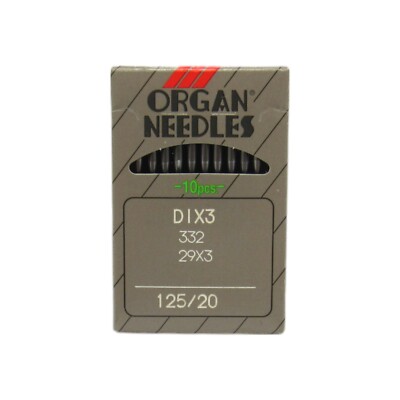 Organ Industrial Sewing Machine Needles 29x3 SIZE 20 125/20 Singer Model 29K