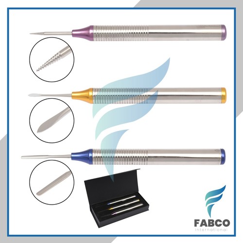 GERMAN Flex Periotome Root Extraction Screw Set Of 3Pcs  Color Dental Root  - Afbeelding 5 van 5