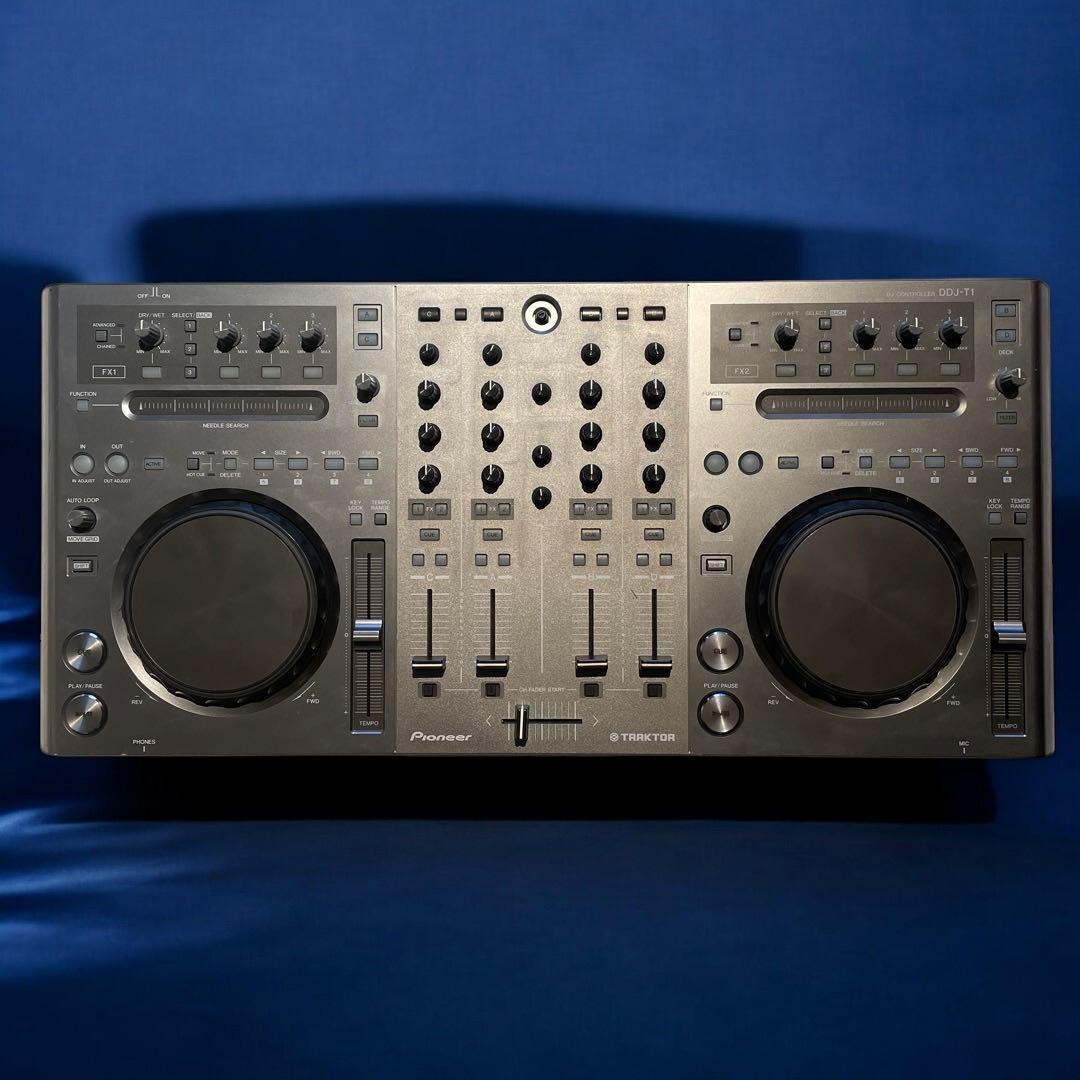 Pioneer DJ DDJ-T1 DJ controller for TRAKTOR 4-Channel Tested