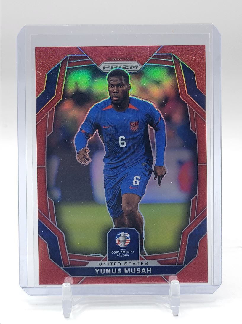 YUNUS MUSAH 2024 PANINI PRIZM CONMEBOL COPA AMERICA RED /199 Q0757