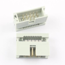 50Pcs 2.54mm 0.1" Pitch 2x5 Pin 10 Pin IDC Male Box Header Flat Cable Connector