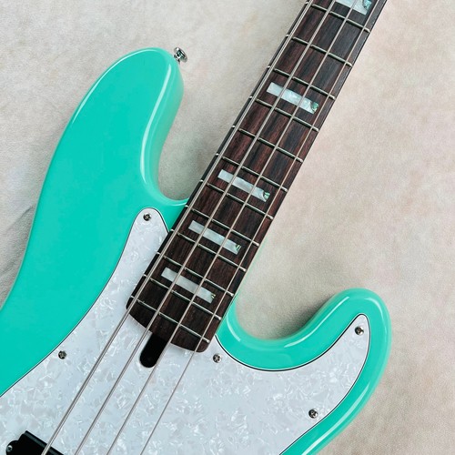 Lakland Skyline Series 44-64 Custom PJ - Seafoam Green with Matching Headstock - Picture 3 of 19