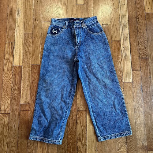Vtg PHAT FARM Jeans Blue Denim Kids Size 7 New with tags - Picture 2 of 4