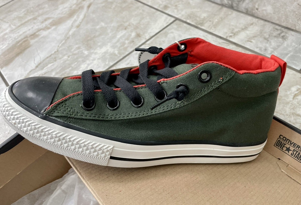Converse CT Street Mid Top Street Kombu Green No Tie NEW Converse CT Street Mid Top Street Kombu Green No Tie NEW