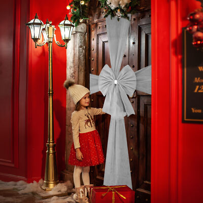 Deluxe Hausdeko Schleife große Tür Weihnachten Hochzeit Xmas Neujahr Deko