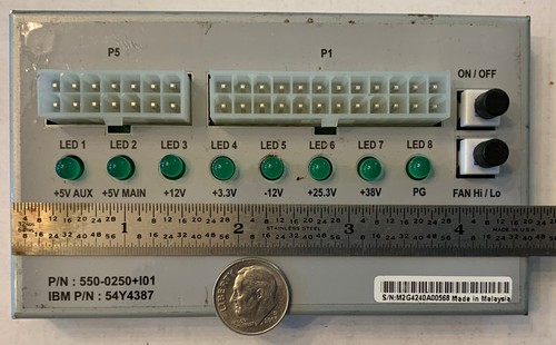P/N 54Y4387 IBM ATX Point of Sale Power Supply / Fan Tester
