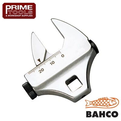 Bahco 1950MZ 3/8" Llave de pie de gallo ajustable (hasta 29 mm) métrica e imperial