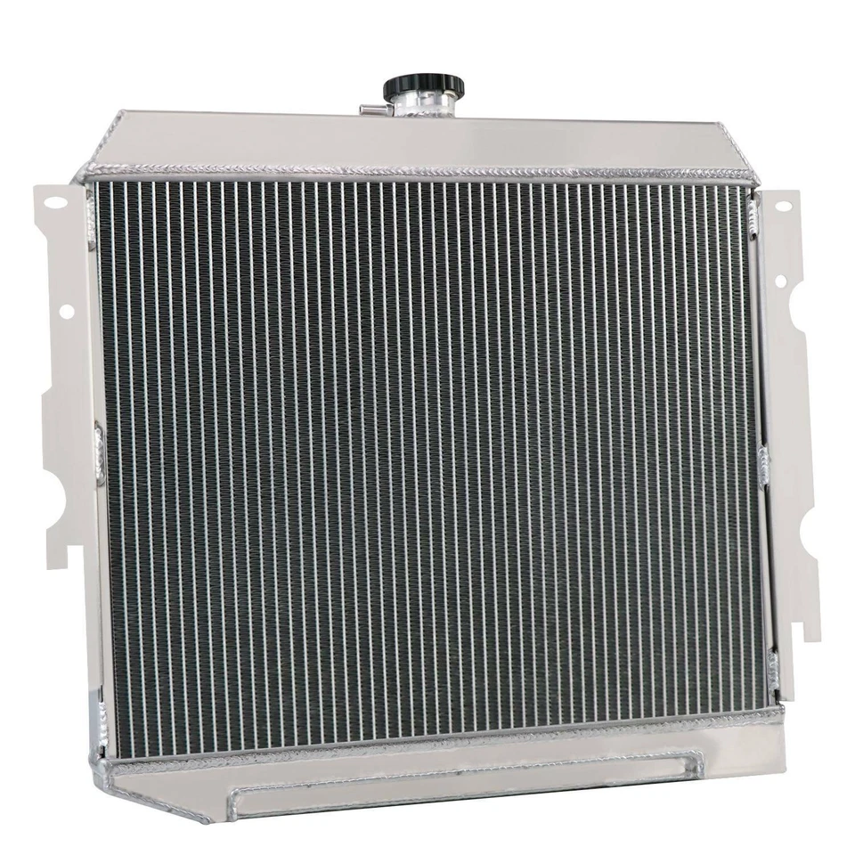 3 Row Aluminum Radiator For 70-1974 1972 Dodge Challenger Charger Plymouth V8 - Изображение 3 из 4