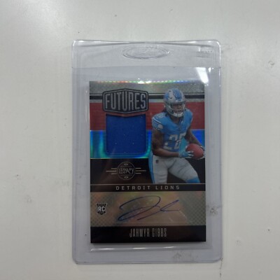 2023 Panini Legacy - Futures Patch Autographs Silver #FAPS-6 Jahmyr Gibbs /249 