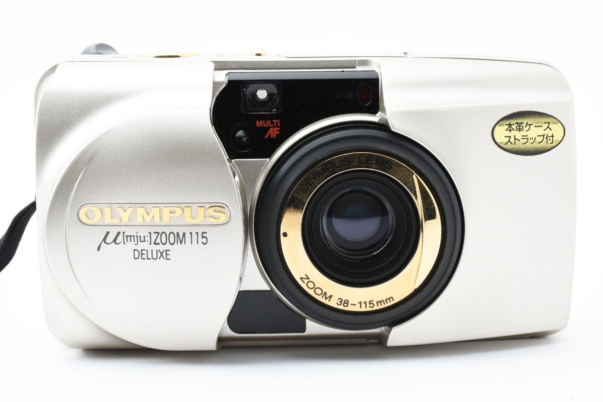 Near MINT ] Olympus mju Zoom 115 DELUXE 35mm Film Camera