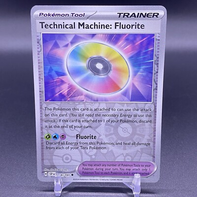 Miyabisurf　アイロテック Reverse Holo! 🚨Pokemon Technical Machine: Fluorite 188/191 Sv08