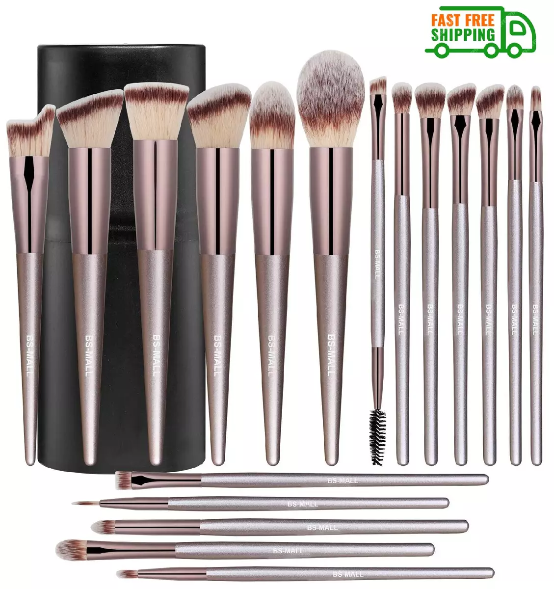 Set Brochas De Maquillaje Profesional Pinceles Para Maquillar Juego 18 Pcs  Gift