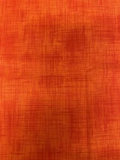 ⚜️Linen Texture by P&B Textiles Cotton Quilt Craft Fabric Orange 1.25 yds