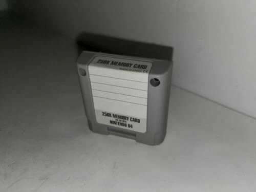 Tarjetas de memoria para Nintendo 64 para consolas de videojuegos