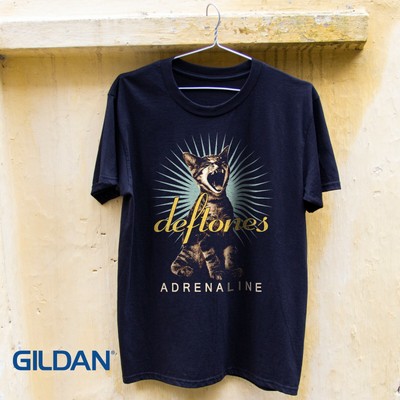 Deftones Adrenaline Cat T-shirt Size S 
